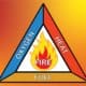 Fire triangle graphic